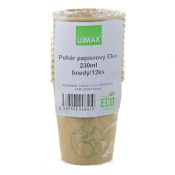 LUMAX POHAR PAPIEROVY EKO 230ML HNEDY /12KS