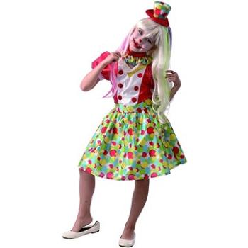 Šaty na karneval - klaun dievča, 110 - 120 cm (8590756096270)