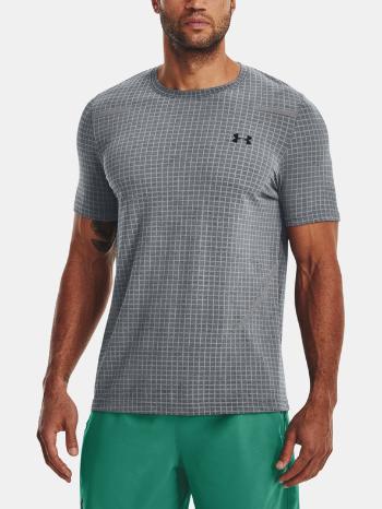 Under Armour UA Seamless Grid SS Tričko Šedá