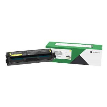 Lexmark originál toner C3220Y0, yellow, 1500str., return, Lexmark C3224dw, C3326dw, MC3224, O