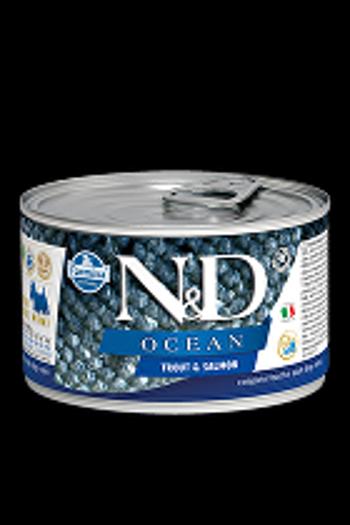 N&D DOG OCEAN Adult Trout & Salmon Mini 140g 1 + 1 zadarmo