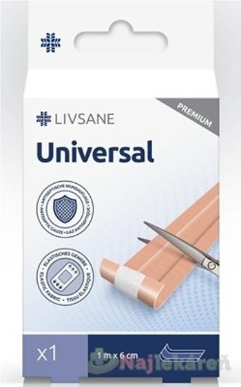 LIVSANE Náplasť univerzálna PREMIUM pás (1 m x 6 cm) 1 ks