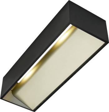 SLV LOGS IN L 1002928 nástenné svetlo čierna, zlatá  teplá biela