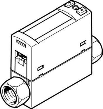 FESTO senzor prietoku SFAH-200U-G14FS-PNLK-PNVBA-M8 8058479 Prevádzkové napätie (rozsah): 22 - 26 V/DC  1 ks