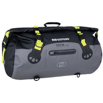 OXFORD Vodotesný vak Aqua T-50 Roll Bag  (čierny/sivý/žltý fluo objem 50 l) (M006-301)