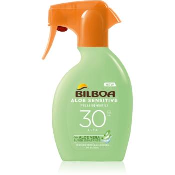 Bilboa Aloe Sensitive opaľovací sprej SPF 30 250 ml