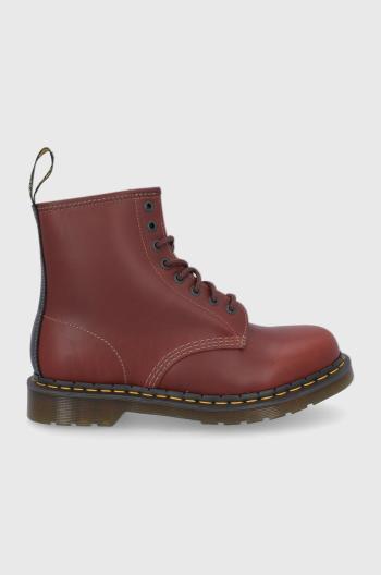 Kožená obuv Dr. Martens pánska, bordová farba