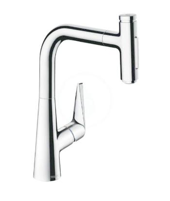 HANSGROHE HANSGROHE - Talis Select M51 Drezová batéria s výsuvnou spŕškou, chróm 72824000