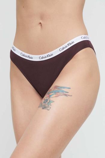 Nohavičky Calvin Klein Underwear fialová farba