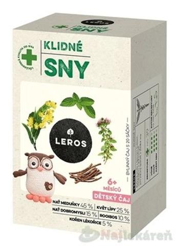 LEROS DETSKÝ ČAJ POKOJNÉ SNY  20x1,5g (30g)