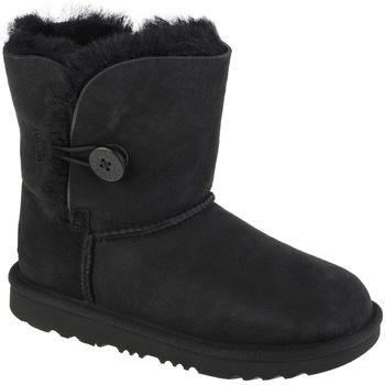 UGG  Polokozačky Bailey Button II Kids  Čierna