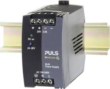 PULS MiniLine ML60.242 sieťový zdroj na montážnu lištu (DIN lištu)  24 V/DC 2.5 A 60 W 1 x