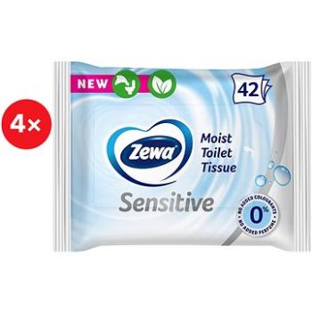 ZEWA Sensitive vlhčený toaletný papier (4× 42 ks) (TOPA009s4b)