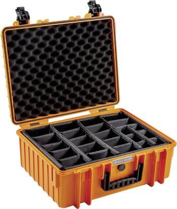 B & W International outdoorový kufrík  outdoor.cases Typ 6000 32.6 l (š x v x h) 510 x 215 x 419 mm oranžová 6000/O/RPD