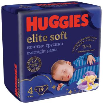 HUGGIES Elite Soft Pants OVN jednorázové plienky veľ. 4, 19 ks