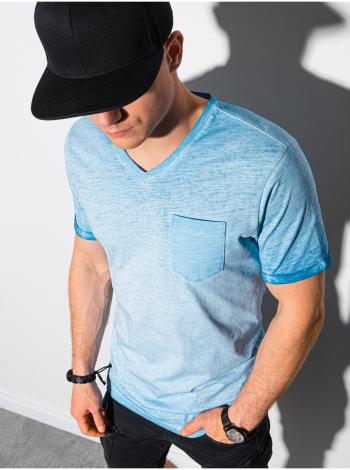 Pánske tričko bez potlače S1388 - svetlo nebesky modrá
