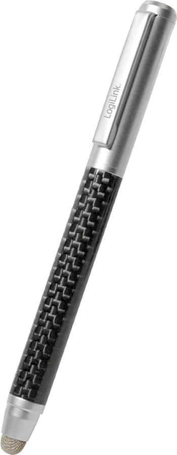 LogiLink AA0076 dotykové pero  s guličkovým perom karbón, sklo