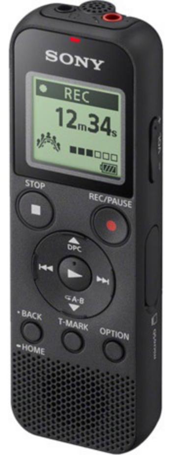 Sony ICD-PX370 digitálny diktafón Maximálny čas nahrávania 159 h čierna potlačenie šumu