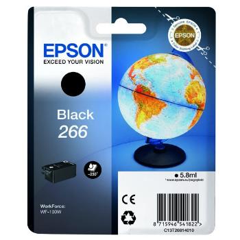 Epson originál ink C13T26614010, 266, black, 5,8ml, Epson WF-100W, čierna