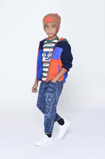 Detská mikina Marc Jacobs s kapucňou, vzorovaná