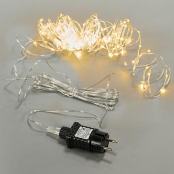 Nexos 92017 Svetelný LED drôtik - 100 LED diód, 10 m, teple biela
