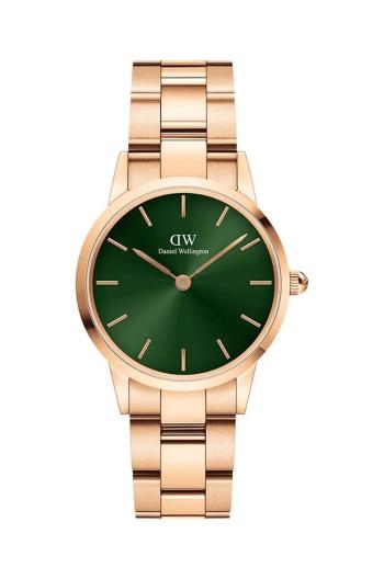 Hodinky Daniel Wellington Iconic Link Emerald dámske, zlatá farba