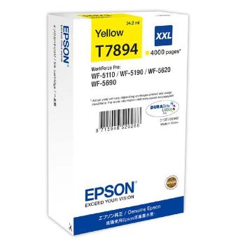 EPSON T7894 (C13T789440) - originálna cartridge, žltá, 34ml
