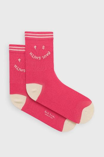 Ponožky PS Paul Smith dámske, ružová farba