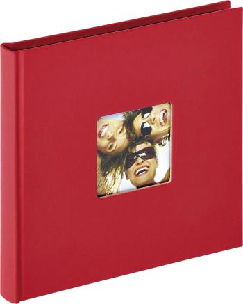 walther+ design  FA-199-R fotoalbum (š x v) 18 cm x 18 cm červená 30 Seiten