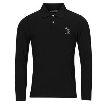 Guess  OLIVER LS POLO  Polokošele s dlhým rukávom Čierna