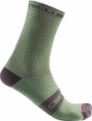 Castelli Superleggera T 12 Sock Defender Green S/M