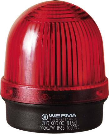 Werma Signaltechnik signalizačné osvetlenie  200.100.00 200.100.00  červená trvalé svetlo 12 V/AC, 12 V/DC, 24 V/AC, 24
