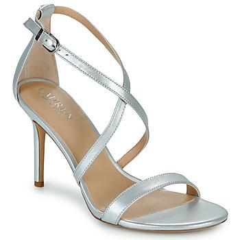 Lauren Ralph Lauren  Sandále GABRIELE-SANDALS-HEEL SANDAL  Strieborná