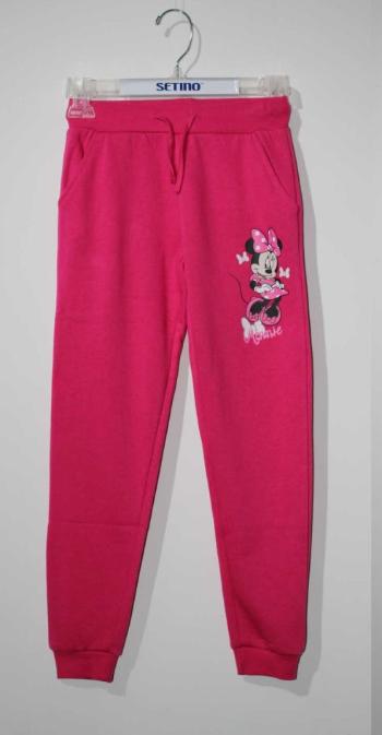 Setino Dievčenské tepláky - Minnie Mouse tmavo ružové Veľkosť - deti: 122