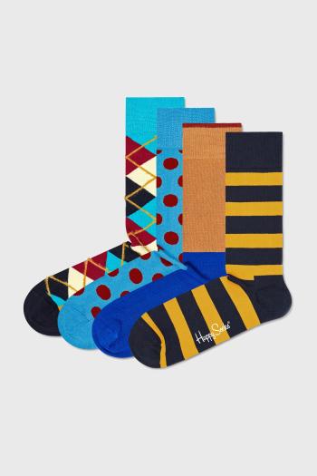 4 PACK ponožiek Happy Socks Classics