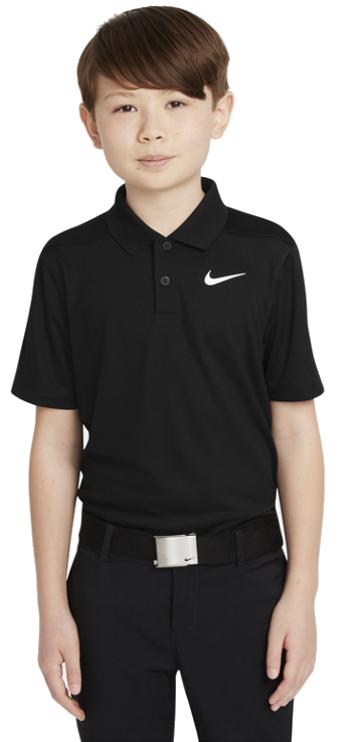 Nike Dri-Fit Victory Boys Golf Polo Black/White XL