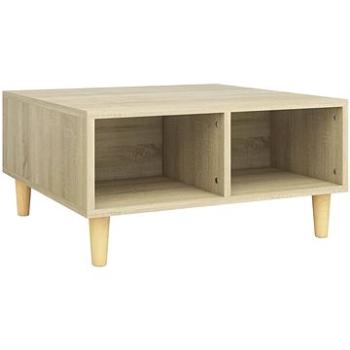 SHUMEE Konferenčný stolík dub sonoma 60 × 60 × 30 cm drevotrieska, 805980