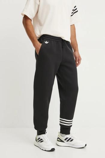 Tepláky adidas Originals Neuclassics Pant čierna farba, s nášivkou, IW0973