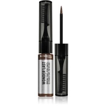 Rimmel Wonder'Last semi-permanentná gélová farba na obočie odtieň 003 Medium Brown 4,5 ml