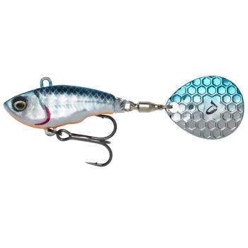 Savage gear fat tail spin sinking blue silver - 6,5 cm 16 g