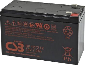 CSB Battery GP 1272 Standby USV GP1272F2 olovený akumulátor 12 V 7.2 Ah olovený so skleneným rúnom (š x v x h) 150 x 97