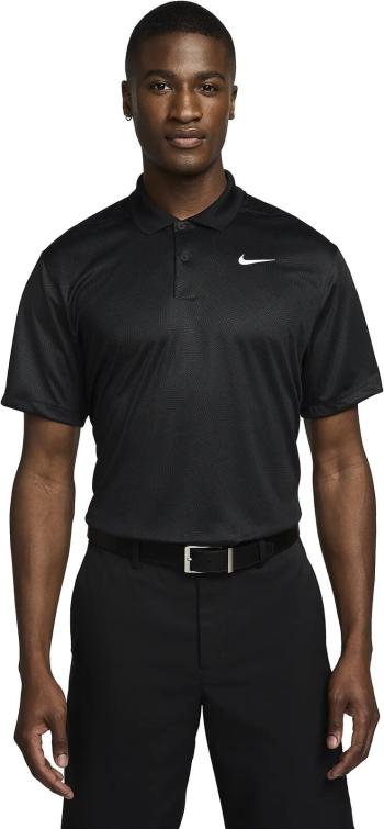 Nike Dri-Fit Victory+ Mens Black/Black/White L Polo košeľa