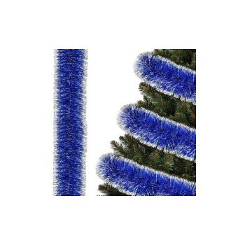 Vianočná reťaz Girlanda Premium 6m modro-strieborná