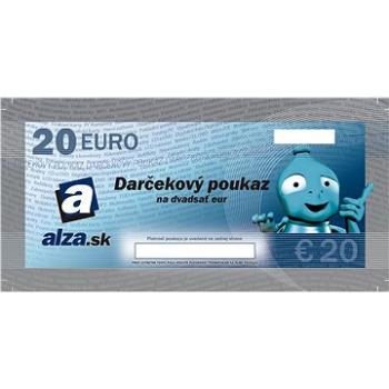 Elektronický darčekový poukaz Alza.sk na nákup tovaru v hodnote 20 €