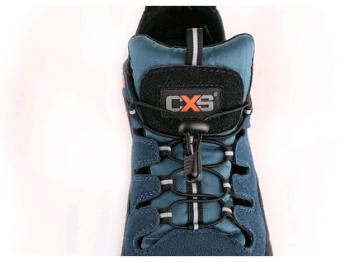 Obuv sandál CXS LAND CABRERA S1, oceľ.šp., čierno-modrá, vel. 42