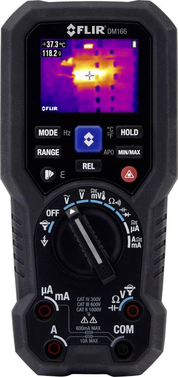 FLIR DM166 ručný multimeter   integrovaná termokamera CAT IV 300 V, CAT III 600 V