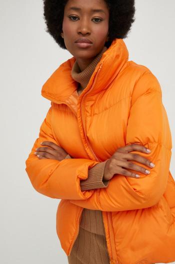 Bunda Answear Lab dámska, oranžová farba, zimná,