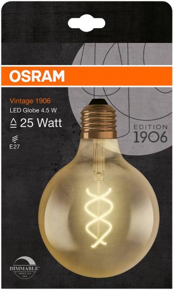 OSRAM 4058075270008 LED  En.trieda 2021 G (A - G) E27 guľatý tvar 4 W teplá biela (Ø x d) 124 mm x 168 mm  1 ks