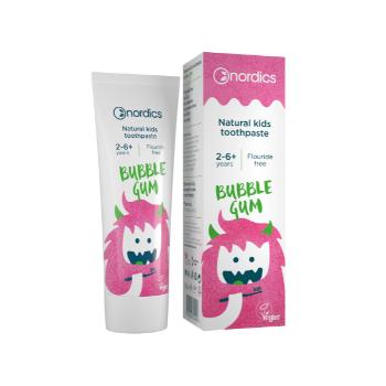 Detská prírodná Zubná pasta Bubble Gum NORDICS 50 ml