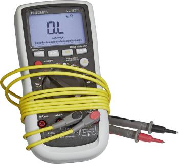 VOLTCRAFT MSL-504 merací kábel [zástrčka 4 mm - skúšacia špička] 1.20 m žltá 1 ks
